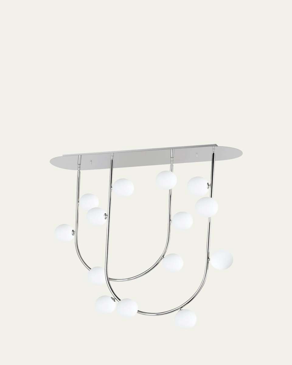 x Nina Magon design from Studio M Contour 14-Light Fixed Stem Ceiling Light 4000K